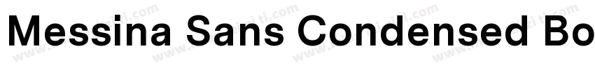 Messina Sans Condensed Bold字体转换